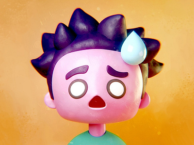 Avatar 3d avatar b3d blender character colorful cute cycles illustration render