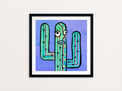 Picasso-inspired Cactus
