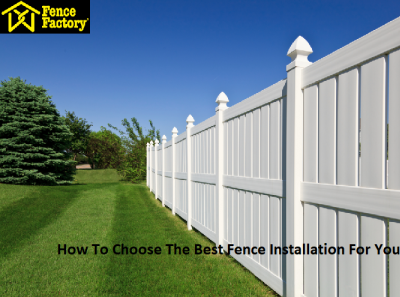 How To Choose The Best Fence Installation For You by Kevin Johnson on ...