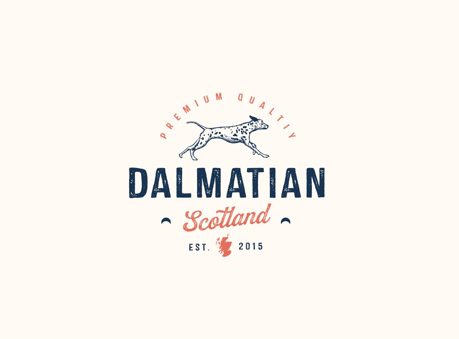 Dalmatian Scotland Logo Design by uniland.co on Dribbble