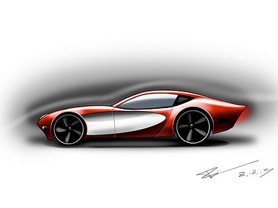 Icarus GT concept automobile car concept sketch transportation