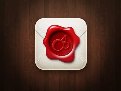 Papercherry Inkwell concept icon