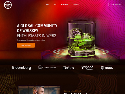 WhiSky - Web Design app branding design graphic design webdesign whisky