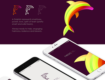 Dolphin - App Design appdesign graphic design illustration webdesign