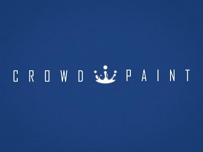 CROWD PAINT - Logo Design design illustration logo paint