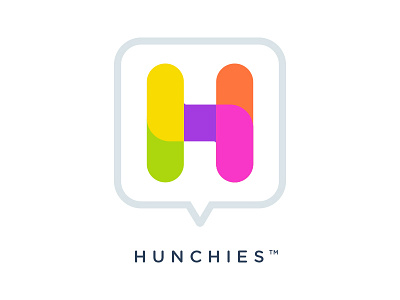 Hunchies app design hunchies illustration logo play