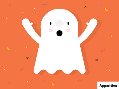 Boo! boo ghost halloween