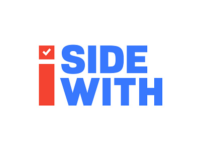 I Side With campaigns candidates logo political president rebrand