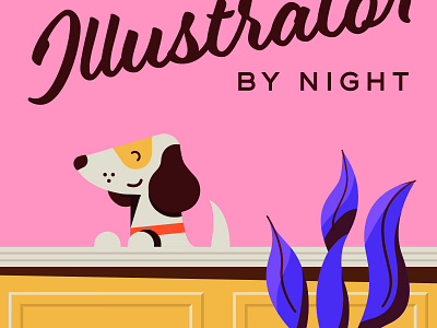 Portfolio Illustration - Sneak Peak design dog illustration plant portfolio