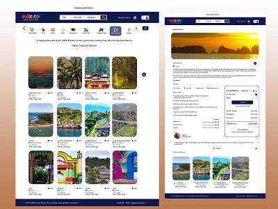 Visit Mexico Website app branding design graphic design illustration logo typography ui ux vector