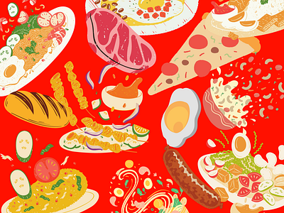 Junk Food 3d animation graphic design