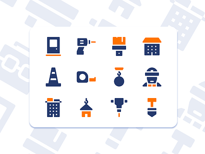 Construction Icon (Solid) construction flat glyph icon icongraphy icons iconset icontopia infographic interface line solid
