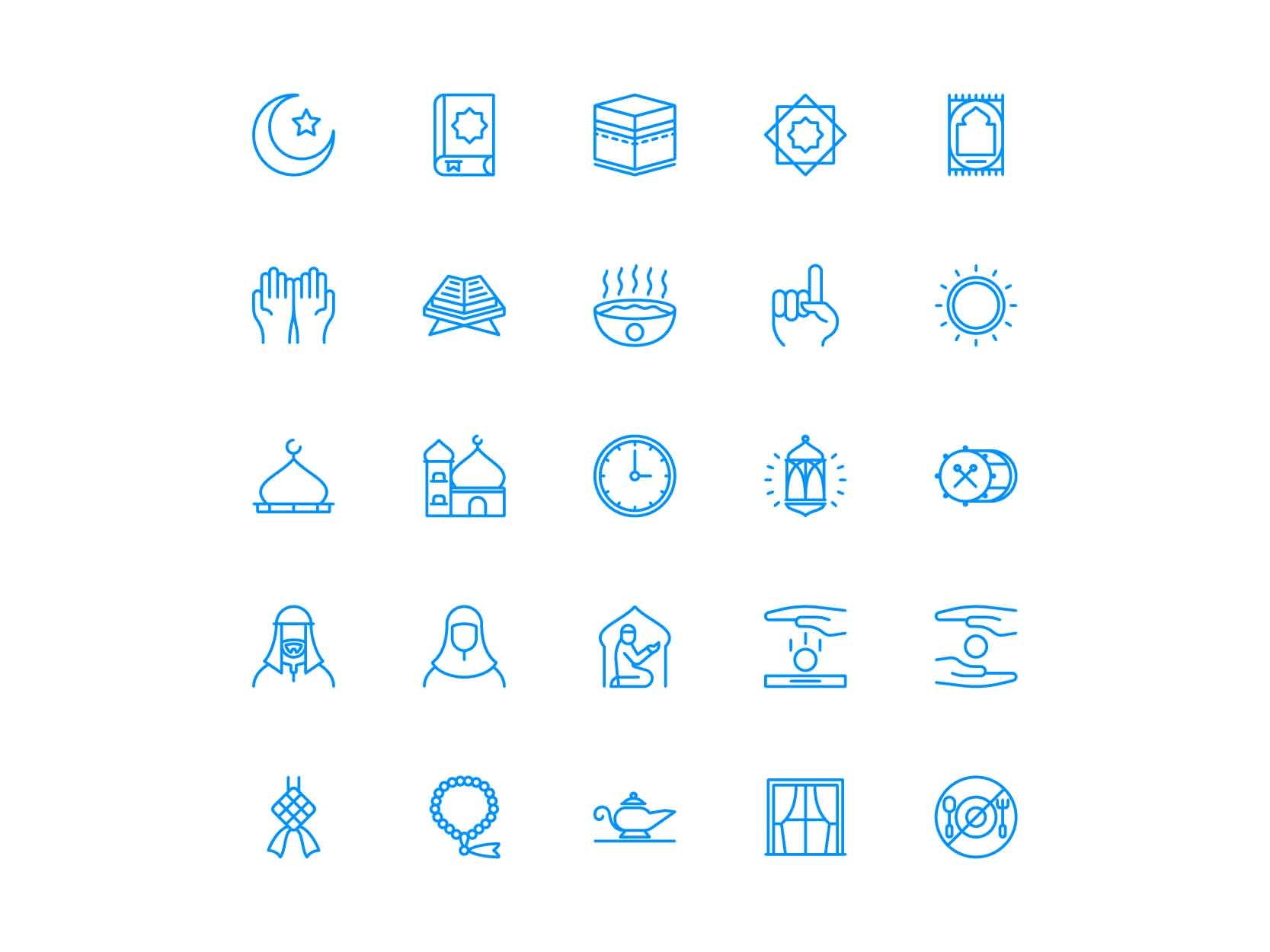 Ramdhan Icons by Nasik Lababan on Dribbble