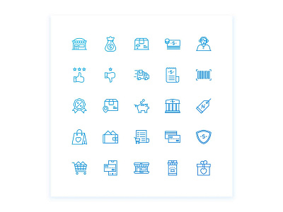 E Commerce And Shopping Icon set