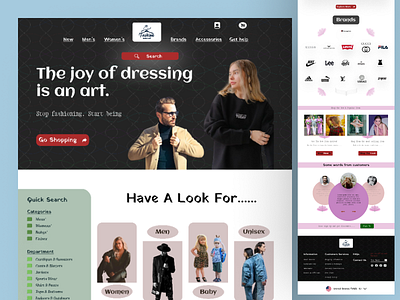 Shopping Online Landing Page app branding design graphic design typography ui ux vector