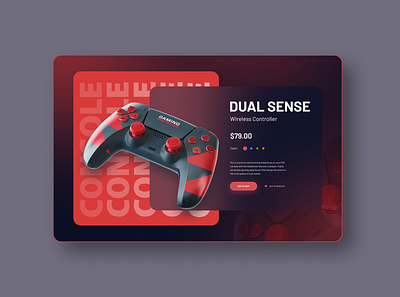 Gaming Controller 3d design graphic design illustration ui ux vector web site webdesign