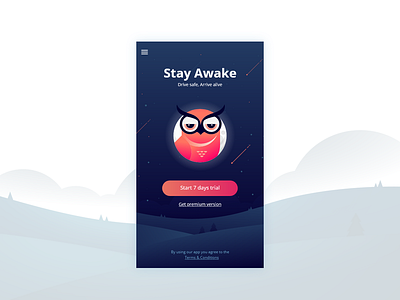 Stay Awake App Screen