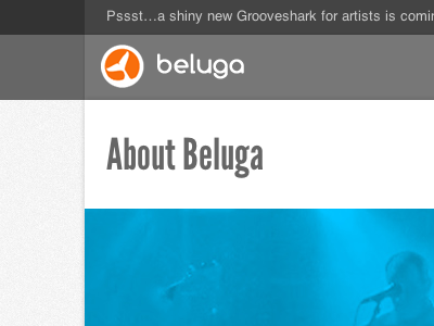 Beluga analytics beluga blue data grooveshark logo music orange