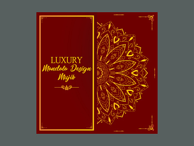 Mandala design branding creative design dribble graphic design illustration mandala mujiblight1 vector