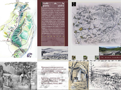 travel guide brochure design guide handdrawn map travel