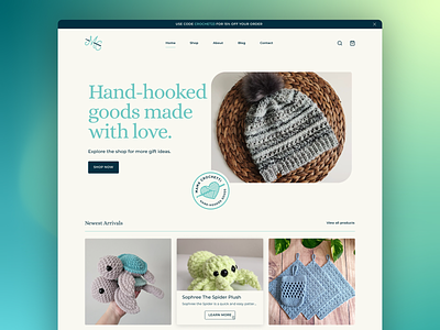 Mama Crochetti Website Design