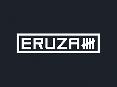 Eruza Five Logo custom type design grid logo rap rapper uniform