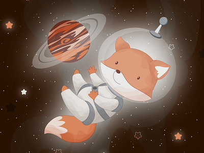 Fox astronaut