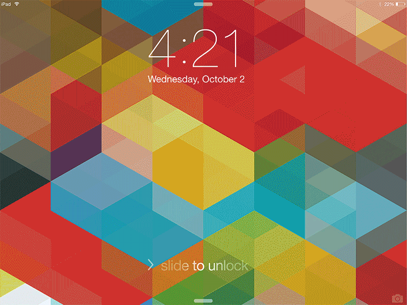 Profiles for iPad (Concept) profiles ipad ios 7 concept lock screen rebound after effects youtube user