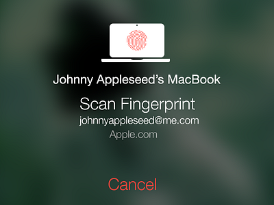 Touch ID with Mac and iPhone - Lock Screen apple fingerprint iphone lock screen mac macbook touch id