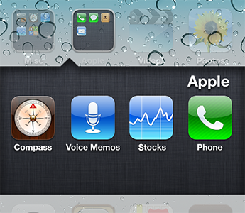 Folder Switching on the SpringBoard apple folders ios ipad iphone ipod springboard