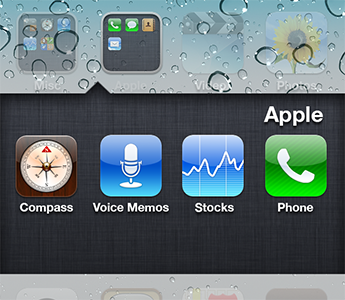 Folder Switching on the SpringBoard