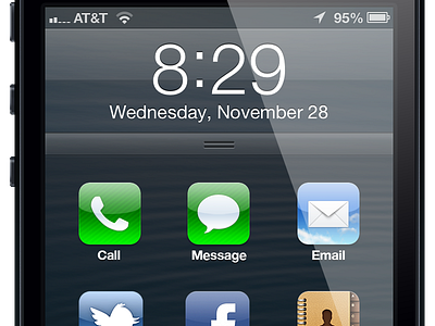 iOS Lock Screen Actions actions apple ios ipad iphone ipod lock screen