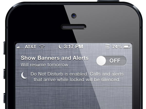 Show Banners and Alerts vs. Do Not Disturb (iOS) by Joshua Tucker on