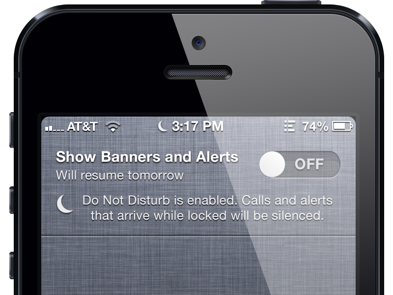Show Banners and Alerts vs. Do Not Disturb (iOS) by Joshua Tucker on