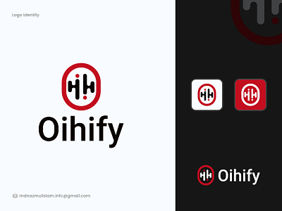 Oihify Tech Startup Logo Design app logo brand guidelines design brand identity brand identity design branding branding guideline branding logo design graphic desgner graphic design logo logo 2022 logo design logo maker logofolio logos tech logo