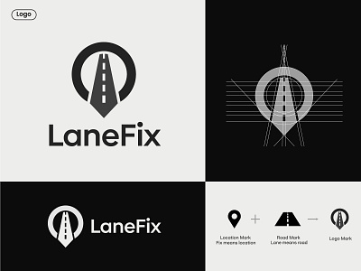 LaneFix - A Constructional Company Logo Design