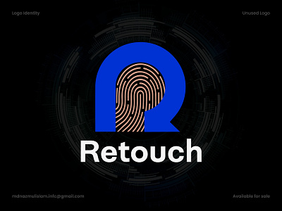 Retouch | R Mark Logo Design