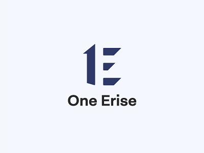 One Erise Logo Design | One and E letter concept here