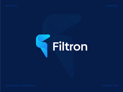 Filtron | F mark logo design