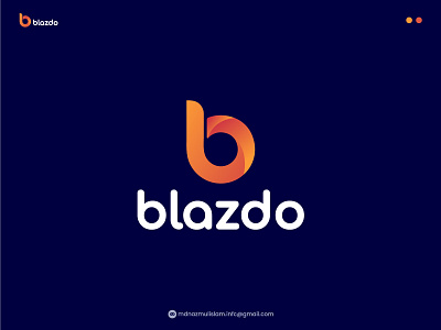 Blazdo | B mark logo design