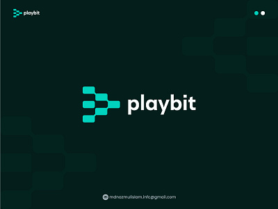 Playbit | Tech concept logo design