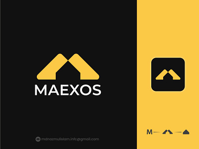 MAEXOS Brand Logo Design a b c d e f g h i j k l m n brand designer brand identity branding branding logo constriction logo corporate identity corporate logo industrial identity logo logo designer logo inspirations logos logotype minimal modern logo monogram o p q r s t u v w x y z unique logo vector