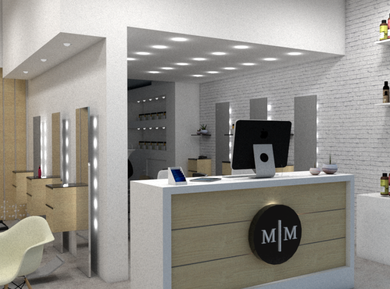 Saloon 3D Render by Mariana Saucedo on Dribbble
