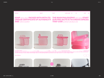 Soap shop concept design page products shop soap ui web web design