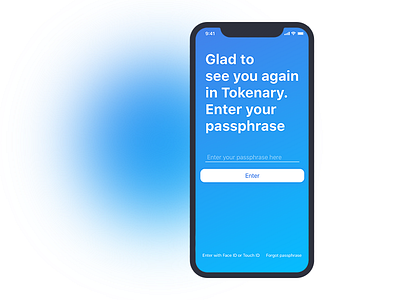 Online-wallet app blockchain blue first screen mobile app mobile app design mobile ui one color register registration registration form wallet welcome screen