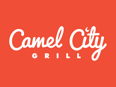 Camel City Grill Logotype branding design food graphic grill logotype truck