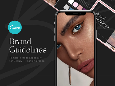 Canva Brand Guidelines Template | For Beauty and Fashion