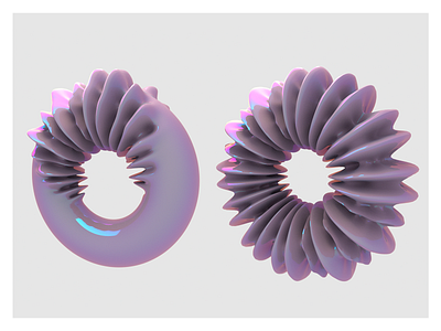 Abstract torus render