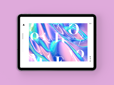 Home page homepage design illustration ipad landingpage minimal pink purple texture ui ux web