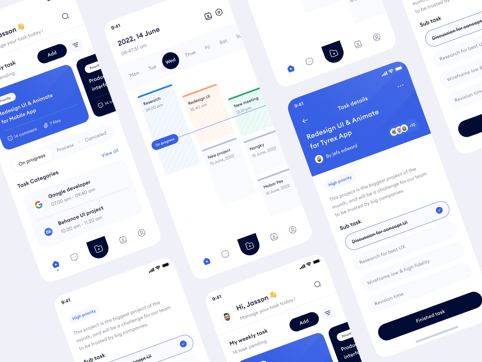 Task Management Mobile App Design by Syifa Maharani on Dribbble